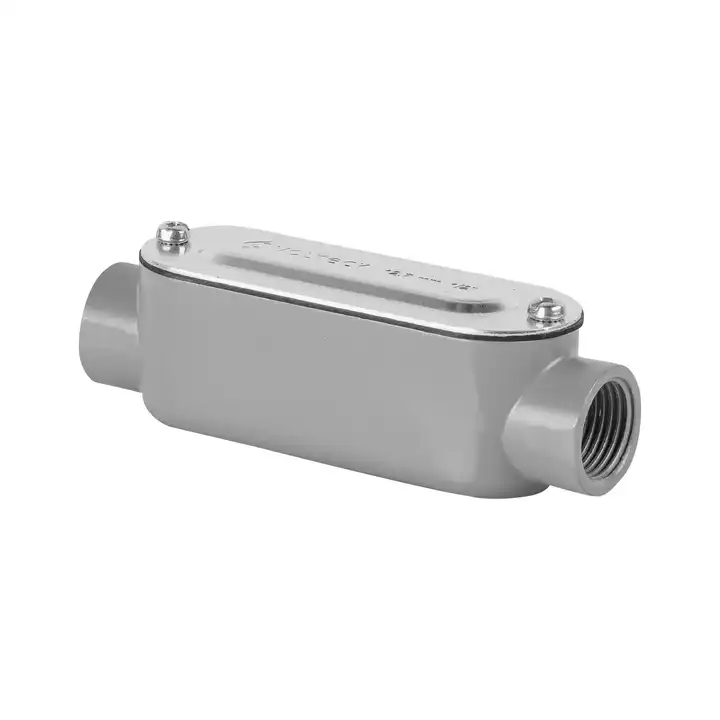 Condulet 3/4' T-Type Connection Volteck 5 Units Boxed Flexible Plastic and Aluminium Connector for Conduit