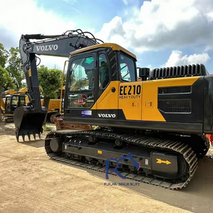 Bonne qualité bon marché prix utilisé excavatrice hydraulique sur chenilles Volvo210 faibles heures de travail pour Volvo - Product Image 1