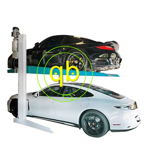 Système de levage de parking à 2 poteaux Équipement de levage de véhicule à double gerbeur à 2 niveaux Hydraulique mécanique moto SUV <span class=keywords><strong>garage</strong></span> vertical - Product Image 1