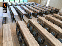 Mesa Plegable Contemporánea de Madera HONGJI con Silla de Entrenamiento para Estudiantes, Garantía de 5 Años, para Uso en Iglesias y Aulas, Conjunto Escolar Resistente
