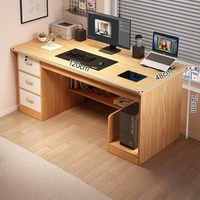Bureau d'ordinateur simple avec tiroir verrouillable pour la maison, l'étude ou la chambre à coucher, pour l'écriture des étudiants