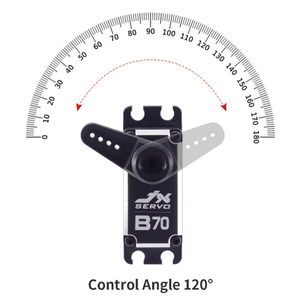 Servo JX B70 72KG 12V de Alto Torque con Carcasa Metálica y Engranajes Metálicos sin Escobillas para Auto RC, Camión, Robot, Helicóptero, Dron SAVOX SB2290SG - Product Image 3