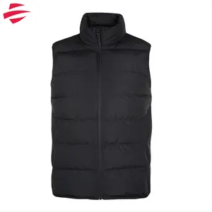 Wholesale Winter Thick Puffer Vest With Hood Mens Gilet Men's Vests & Waistcoats