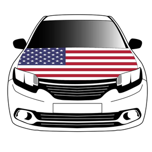 Housse de capot de <span class=keywords><strong>voiture</strong></span> avec drapeau de Porto Rico, nouvelle, livrée en usine, en tissu élastique lavable, bannière de capot de <span class=keywords><strong>voiture</strong></span> - Product Image 2
