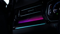 Version européenne, nouveau type de panneau de décoration lumineuse ambiante pour voiture, tweeter, lumière symphonique LED pour Volkswagen VW Passat B8 2017-2023