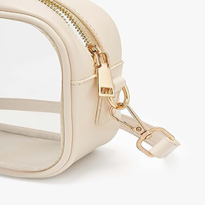 Custom Logo PVC Small Sling <strong>Purse</strong> <strong>Clear</strong> Crossbody Bag with Adjustable Shoulder Strap - Product Image 3