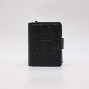 Custodie per carte fermasoldi portefeuille metallo carteras <span class=keywords><strong>sim</strong></span> Pu portafoglio corto Multi certificato porta carte per uomo borsa carbonio - Product Image 4