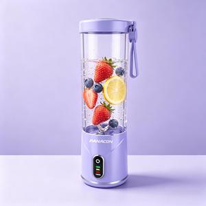 BPA Free Heavy Duty Portable USB Rechargeable 2000mAh Leak Proof Blender Ice Smoothies <b>Maker</b> One <b>Button</b> Turbo Mode - Product Image 6