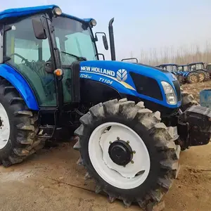 Traktor Bekas CNH TD5 110HP Kebun Pertanian Kompak Traktor Roda Dua Peralatan Mesin Pertanian Agricola