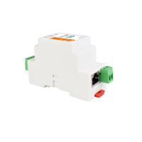 Servidor de Dispositivos en Serie, Gateway Ethernet Industrial RS232 de 1 Puerto, Modbus TCP/MQTT, Montaje en Riel DIN, Fabricante, Basado en Web