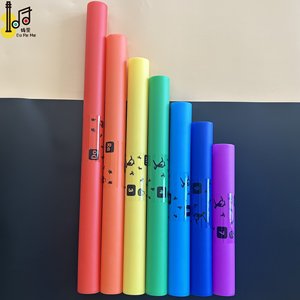 Instrument de musique à percussion éducatif, <span class=keywords><strong>tube</strong></span> sonore 8 tons, <span class=keywords><strong>tube</strong></span> arc-en-ciel coloré portable, prix - Product Image 1