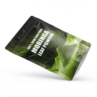 Poudre de Matcha 100% Pure Directement du Fabricant, Sachet Doypack Refermable avec Fermeture Éclair et Motifs de Poudre Verte