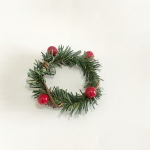 Anelli Portatovaglioli Rotondi a Forma di Pino Verde ZK240064, Decorazioni Natalizie in Metallo per Matrimoni e Feste - Product Image 2