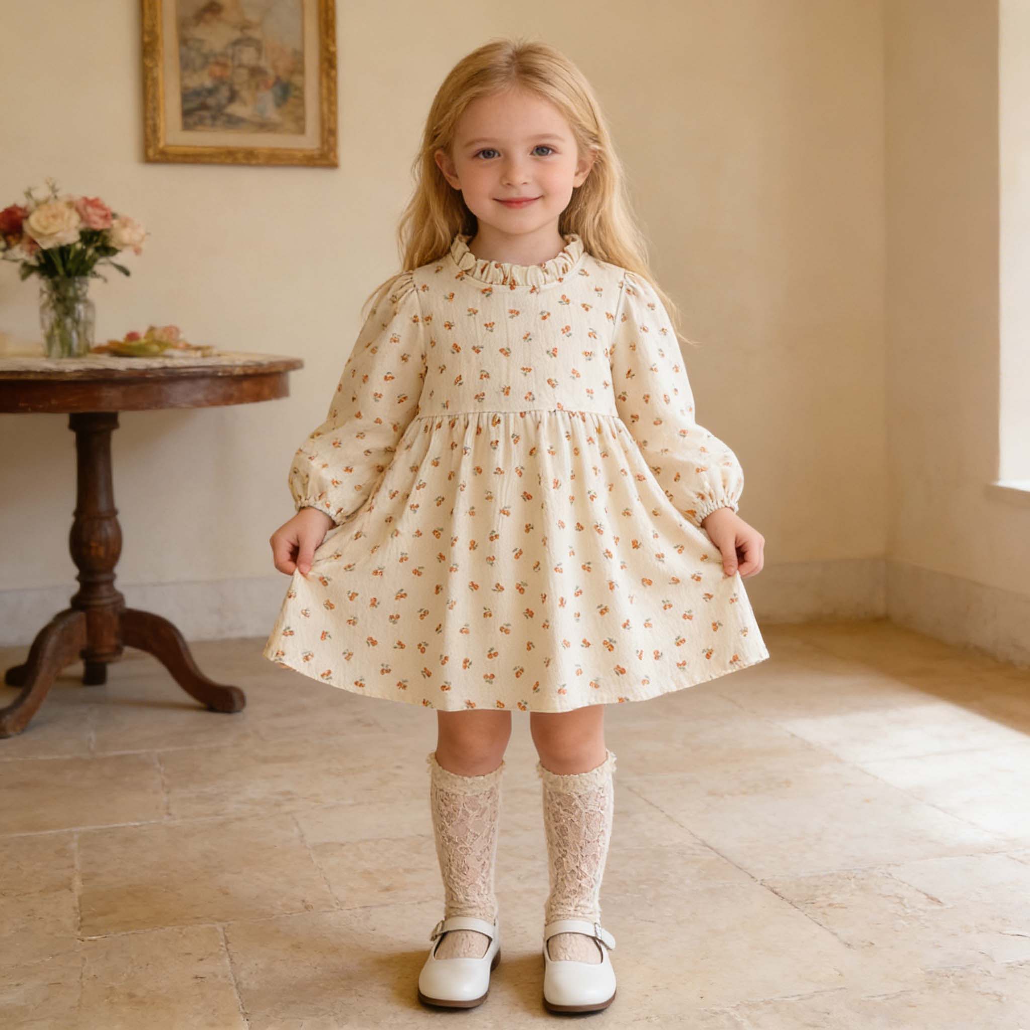 princess polly baby blue dress Elegant Baby Girl Long Sleeve Sequined Puff Princess Dress Toddler Pa –  marryshe main image 0