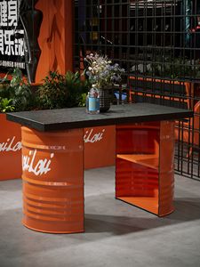 Restaurant Bistro Canapé Table Basse Combinaison Style Industriel Nettoyage Bar Carte Siège Canapé à Vendre - Product Image 4