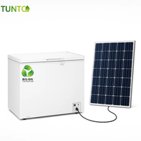 Promotion : Mini Congélateur/Réfrigérateur Solaire Portable, Coffre de Glace Profond à Courant Continu pour Maison et Voiture, avec Compresseur et Panneau Solaire