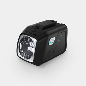 ไฟ<span class=keywords><strong>จักรยาน</strong></span> Gaciron Cetus-1700 ดีไซน์สวยงามแบบปลาวาฬ รูปทรงตามหลักอากาศพลศาสตร์ แบตเตอรี่แบบชาร์จได้ กันน้ำระดับ IPX6 6 โหมด ใช้งานได้ 24 ชั่วโมง - Product Image 2