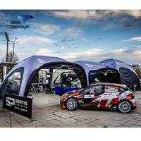 Carpa Inflable Personalizada Tipo Spider para Deportes de Motor, Rally, Eventos Promocionales al Aire Libre, Carpa Inflable para Deportes de Carreras