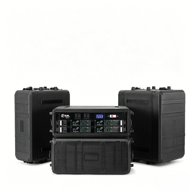 Affordable 2U Rack Case Lockable 10.2in Deep 3-Space Flight Case for in Pro Audio Equipment Microphone Case Speaker Box U Box