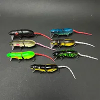 Leurre de surface artificiel type souris/rat 80mm 15.5g, flottant, en plastique, pour la pêche au brochet