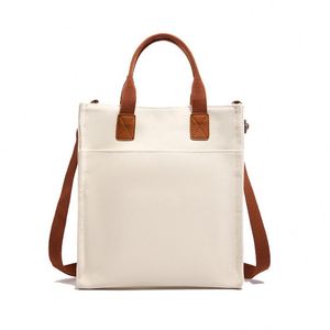 Bolso Bandolera de Lona con Logotipo de Alta Gama para Mujer, Diseño Inspirado en Ins, Bolso de Compras Tipo Mochila DIY, Nuevo Lanzamiento - Product Image 1