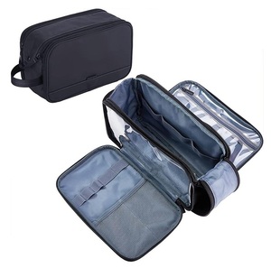 Trousse de Toilette de Voyage Promotionnelle Multi-Compartiments Pliable en Quatre, Imperméable, Durable et Portable, à Suspendre, pour Hommes et Femmes - Product Image 1