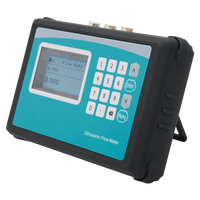 Medidor de flujo portátil Philemon, fuente de alimentación doble alimentada por batería, Sensor de soporte fácil, medidor de flujo ultrasónico certificado CE