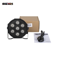 Luces Shehds en Stock en EE. UU., Control de Iluminación para Bodas, 6 en 1, Mezcla de Colores, 7x18w, Luces LED para Fiestas, Bares, Discotecas, Copas, DJ, para Clubes Nocturnos