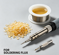 Résine de Colophane Hydrogénée en Gros à Faible Odeur et Point de Fusion Élevé pour Flux de Soudure et Agent de Gommage du Papier