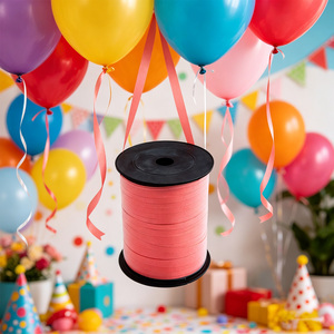 Nastro Rosso Opaco Party Love 500m 3 Pezzi per Confezione Decorazioni per Feste - Product Image 4