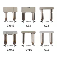 Bombilla Halógena Marina HoneyFly G38, 230V, 2000W, 3000W, CP/73, Cápsula FKK, Transparente, Enfoque Aeroespacial, Luz de Escenario, Cine y Televisión