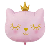 Ballon de chat dans un super joli ballon rose Hello Kitty pour anniversaire ballon en aluminium gonflé