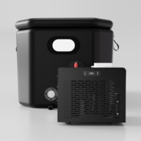 Baignoire gonflable de récupération post-entraînement + refroidisseur de bain de glace 0,8 CV avec filtre et contrôle Wi-Fi intelligent