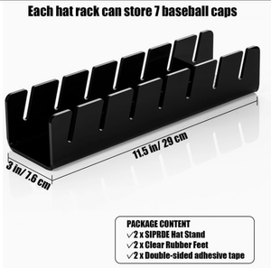 사용자 정의 투명 아크릴 모자 스탠드 주최자 디스플레이 야구 모자 홀더 - Product Image 4