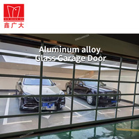 Master Well Nouveau Design Moderne aluminium trempé verre pleine vue porte de garage prix miroir panneau plexiglas portes de garage