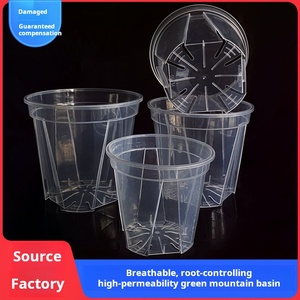 P97 Plateaux d'aération en <span class=keywords><strong>plastique</strong></span> épais transparent avec trous de drainage Soucoupes <span class=keywords><strong>pour</strong></span> orchidées Succulentes Utilisation dans le jardin - Product Image 4