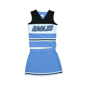 Verschiedene Farben Performance Kostüm Cheerleader Kostüm Sport wettbewerb Cheerleading Uniform