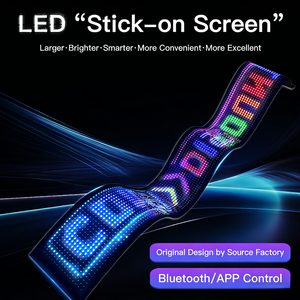 Panneau matriciel LED flexible RGB ultra-plat avec contrôleur USB, éclairage Devil Eye pour pare-brise de voiture, camion et concert - Product Image 5