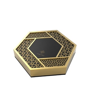 <span class=keywords><strong>Scatola</strong></span> da <span class=keywords><strong>tè</strong></span> in legno stile medio oriente per regali Eid Mubarak incisione laminazione opaca per torte e altri dolci con certificato di sciabola - Product Image 2