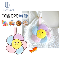 UYEAH OEM/ODM CE/EN71/CPC/GRS Peluche personnalisée mignonne en forme de fleur, personnage de dessin animé, jouet en peluche, porte-clés, cadeaux pour enfants