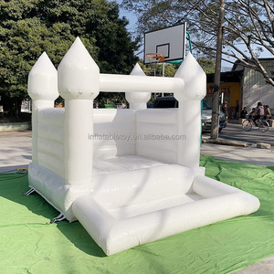 Đám cưới Bouncer trắng hồng <span class=keywords><strong>Inflatable</strong></span> nhà bị trả lại với bóng Pit hồ bơi <span class=keywords><strong>Inflatable</strong></span> lâu đài bouncy - Product Image 1