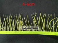 8-10cm dicelup kostum membuat pakaian dekorasi pita jahit renda merah muda burung unta bulu pinggiran Trim
