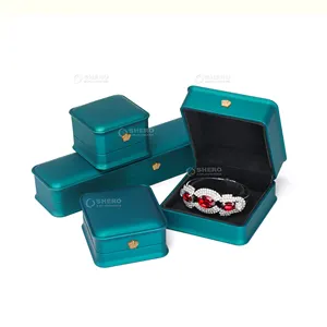 Shero lüks mücevher kutusu Led pişirme boya takı için hediyelik takı kutusu ambalaj kutuları