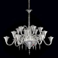 Lustre en cristal de luxe de style européen, luminaires transparents de style médiéval, décoration moderne pour la maison et les mariages, lustre en verre
