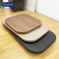 Table basse moderne en bois pour salon, à trois niveaux, rotative, facile à nettoyer, avec rangement