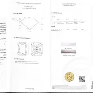 Diamantes Sueltos CVD al por Mayor de Messi Jewelry, Corte Radiante, 0.81CT, E VS1, Diamantes Cultivados en Laboratorio - Product Image 5