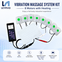Masseur vibrant LEYNVO à 8 moteurs avec chauffage, télécommande Type-C pour canapé, chaise, matelas