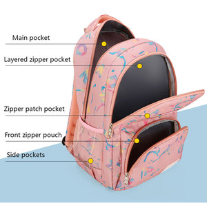 Set di 3 <span class=keywords><strong>Zaini</strong></span> <span class=keywords><strong>per</strong></span> Ragazze con Graffiti Colorati, Borsa Scuola <span class=keywords><strong>per</strong></span> Bambini con Borsa Pranzo e Astuccio, Vendita all'Ingrosso - Product Image 4