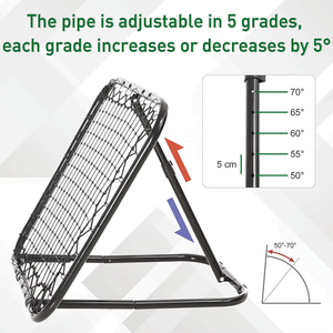 Portable Eco-Friendly Multi-Sport Training Equipment Basketball Baseball Football <b>Soccer</b> Rebounder Hitting Practice Net 84x84cm - Product Image 2