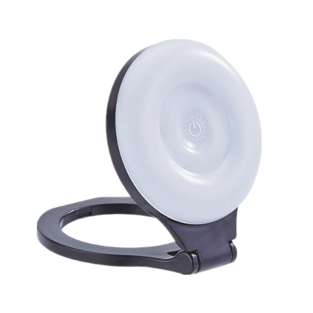 Magnetic Selfie Light Portable Phone Ring Light for Video Recording Rechargeable Lightweight Travel LED Cell Phone Light